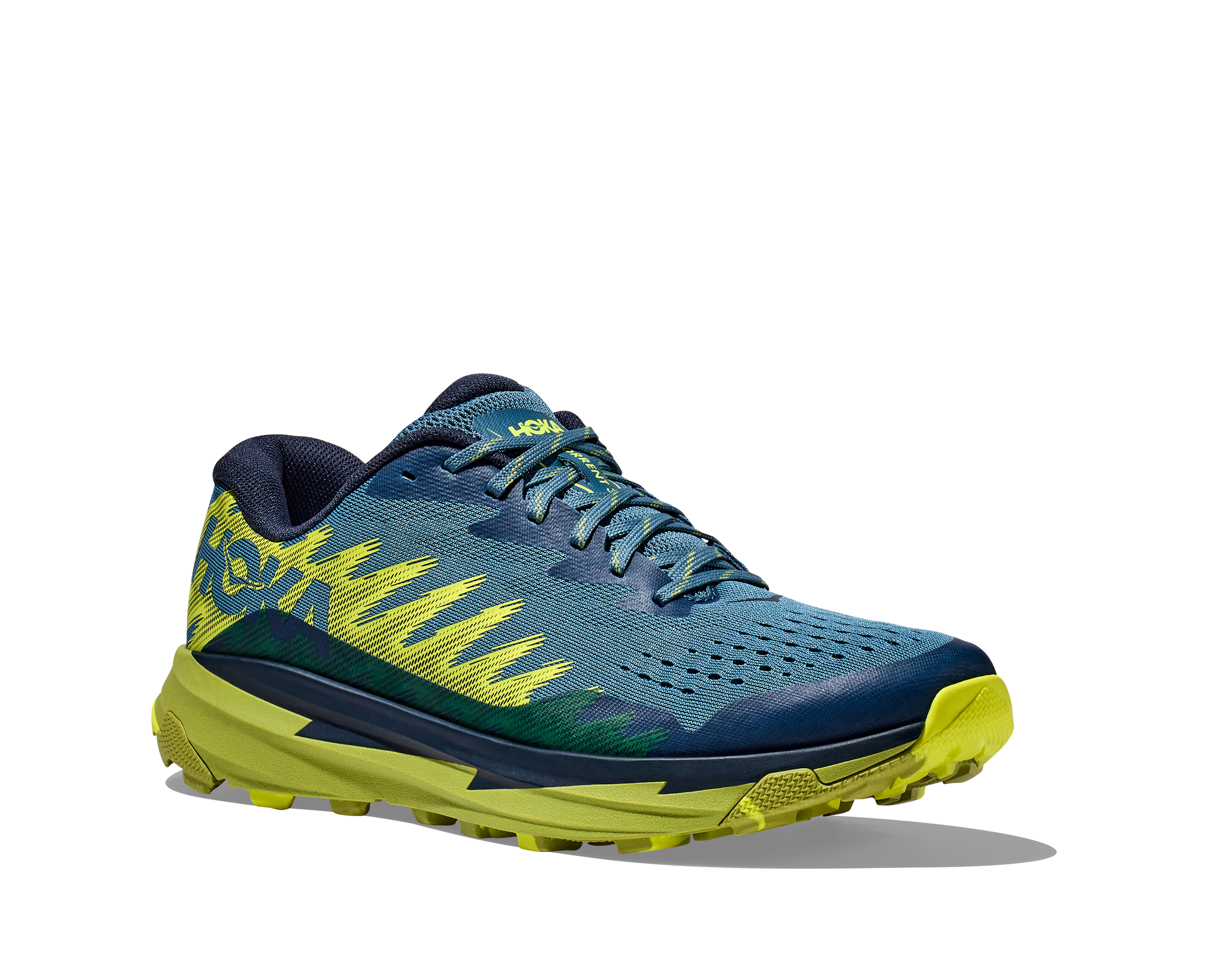 Hoka Men's Torrent 3 (BDCT - Bluesteel/Dark Citron) 4 Hoka Men's Torrent 3 (BDCT - Bluesteel/Dark Citron) - Image 2