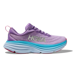 Hoka Women's Bondi 8 (CVPL - Chalk Violet/PAstel Lilac)